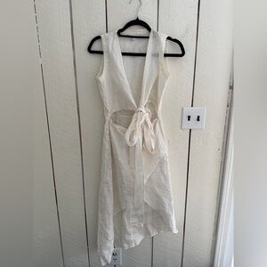 Skylar + Madison Cream Backless Dress